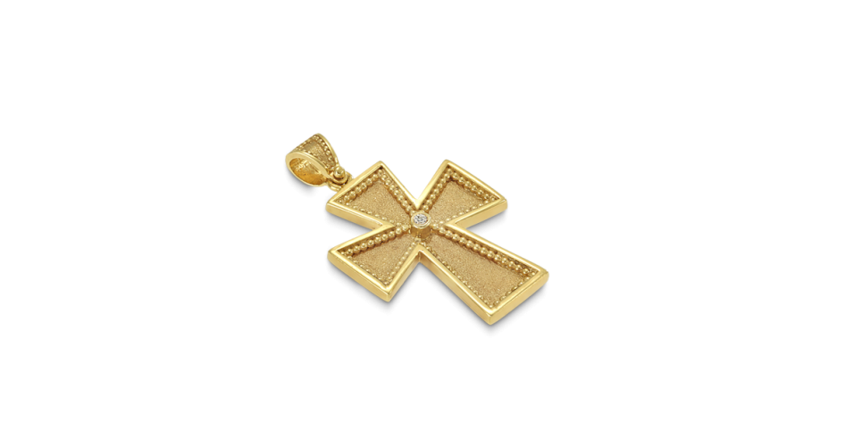 Byzantine Cross with Diamond