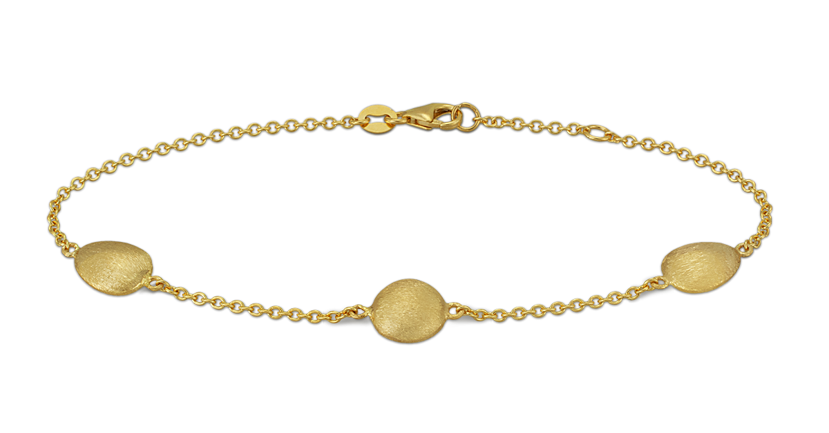 Hammered Gold Bracelet