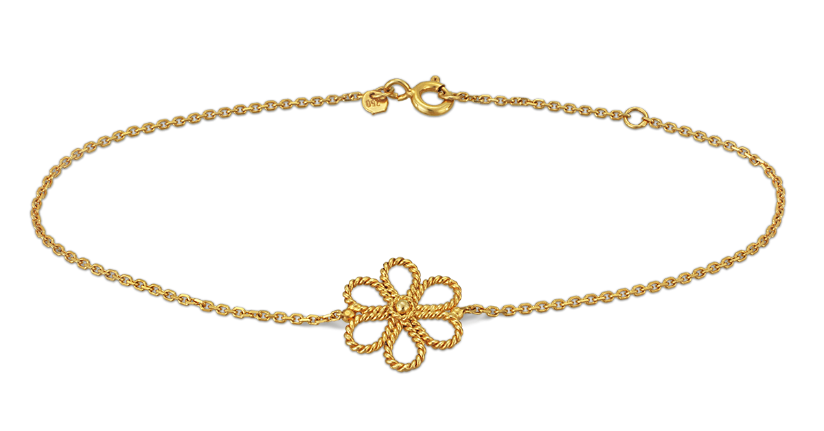 Byzantine Flower Chain Bracelet