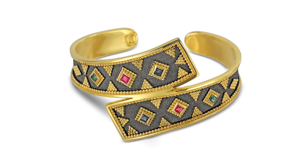 Contemporary Byzantine Style Bracelet