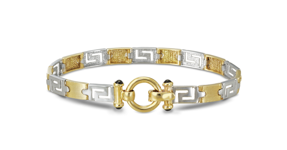 Greek key bracelet