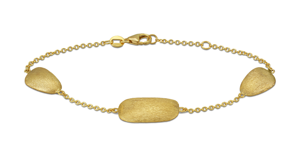 Hammered Gold Bracelet