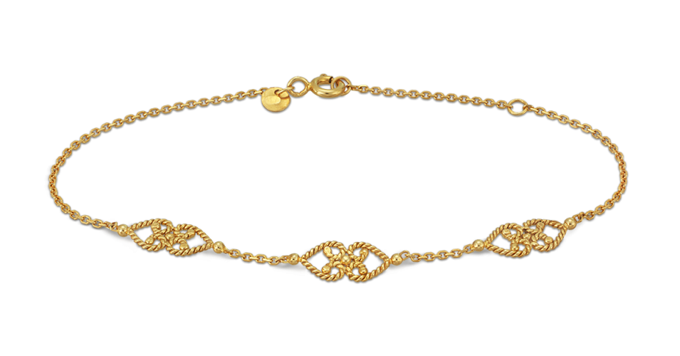 Byzantine Filigree Chain Bracelet