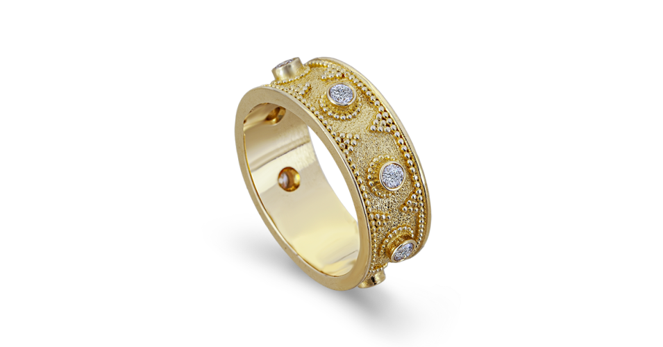 Byzantine Ring With Diamonds