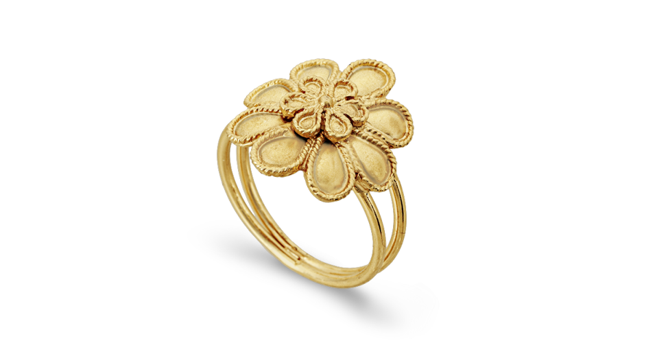 Byzantine Flower Ring