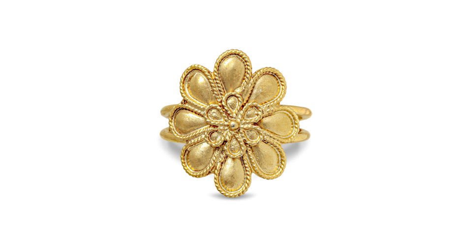 Byzantine Flower Ring