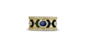 Byzantine Ring With Sapphire