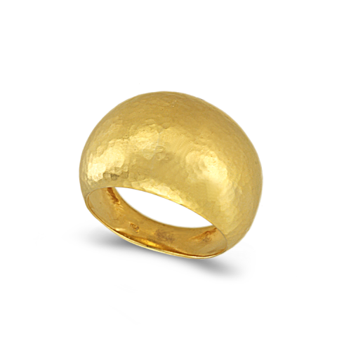 Hammered Gold Ring