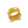 Hammered gold ring